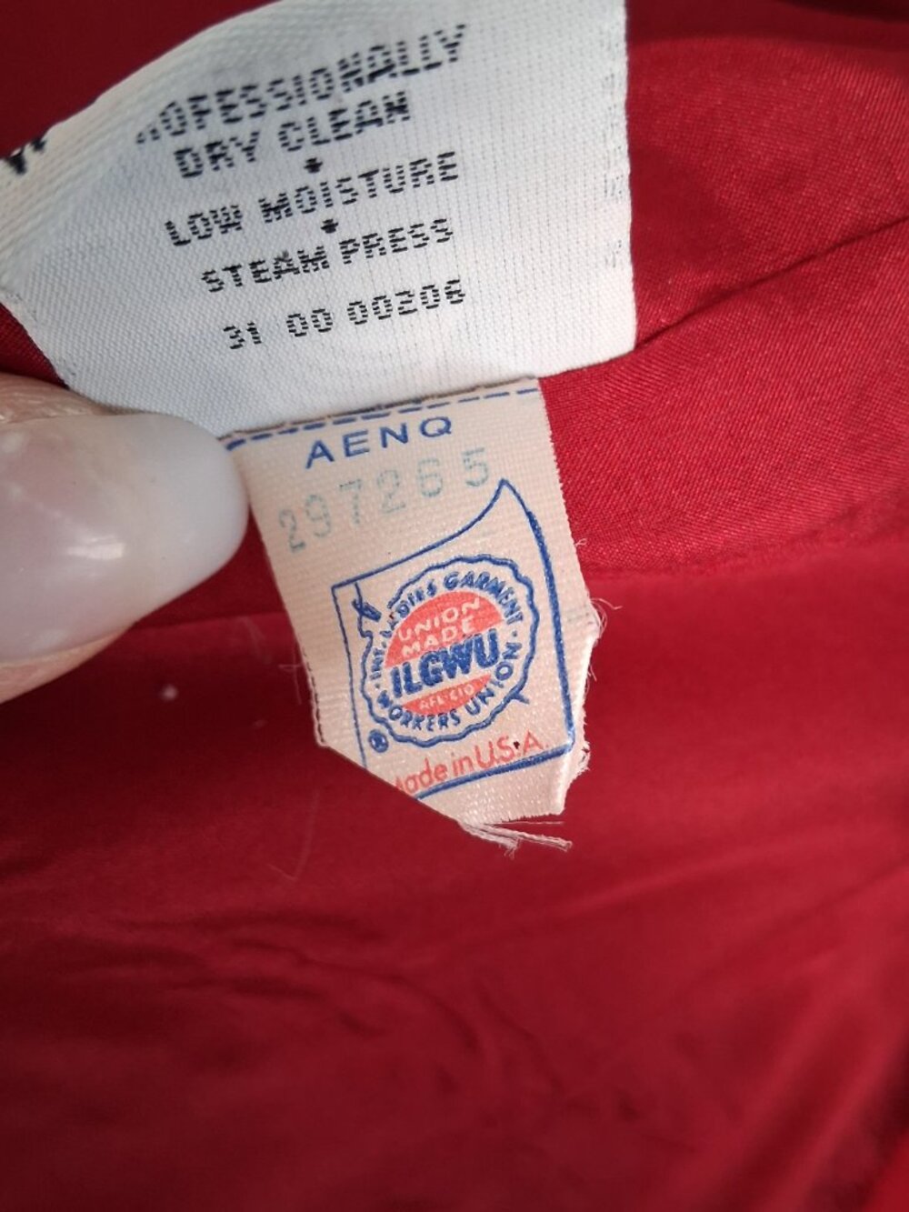 Vintage Isaac Mizrahi Wool Crimson Blazer size US 8 - Picture 2 of 8